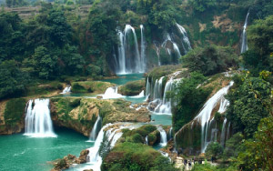 thac bac waterfall vietnam travel