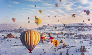 khinh khí cầu tại Cappadocia vietfoot travel